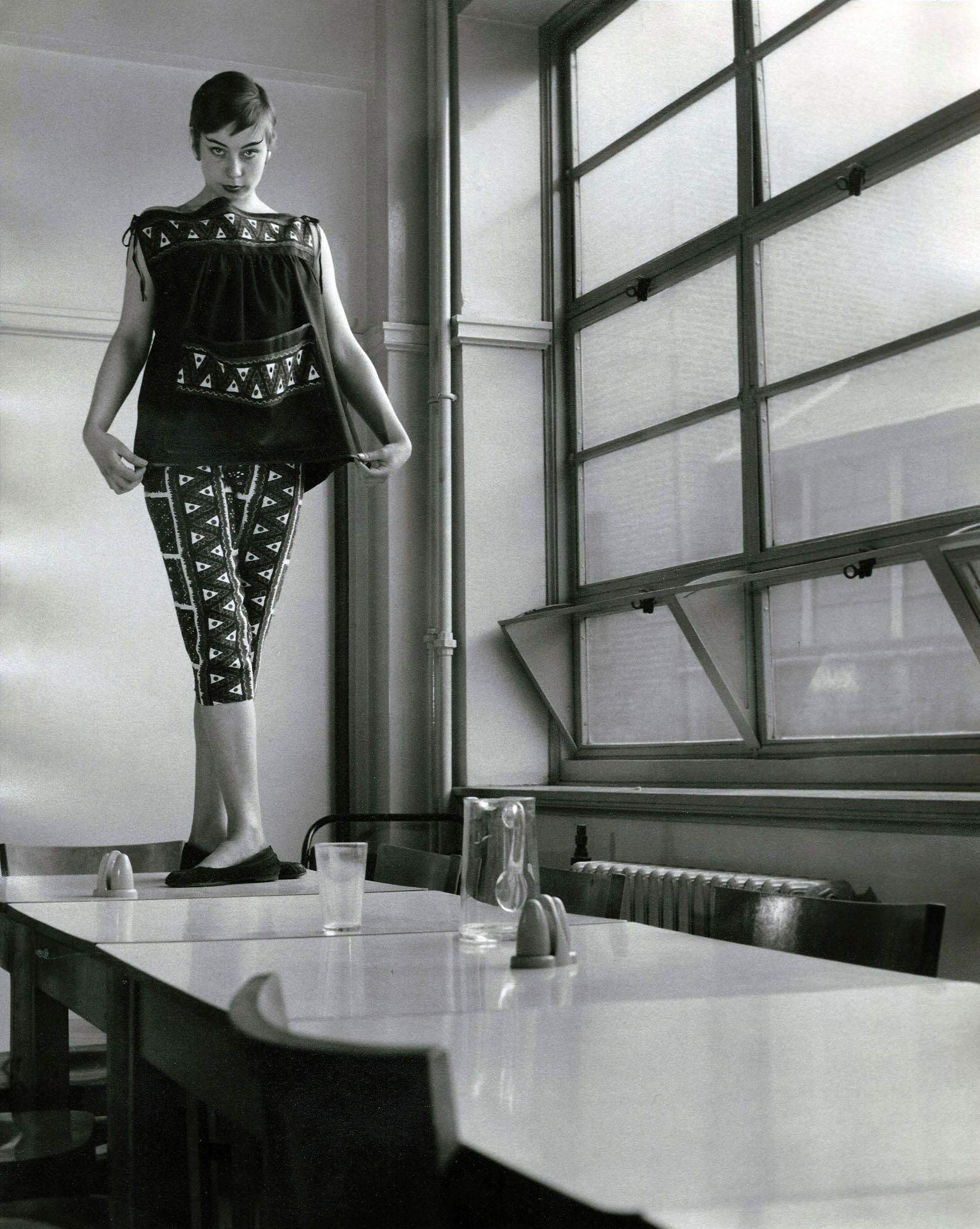Untitled 5, From Series High Fashion, Student Designs, St Martins School Of Art London, 1956 Untitled 5, From Series High Fashion, Student Designs, St Martins School Of Art London, 1956