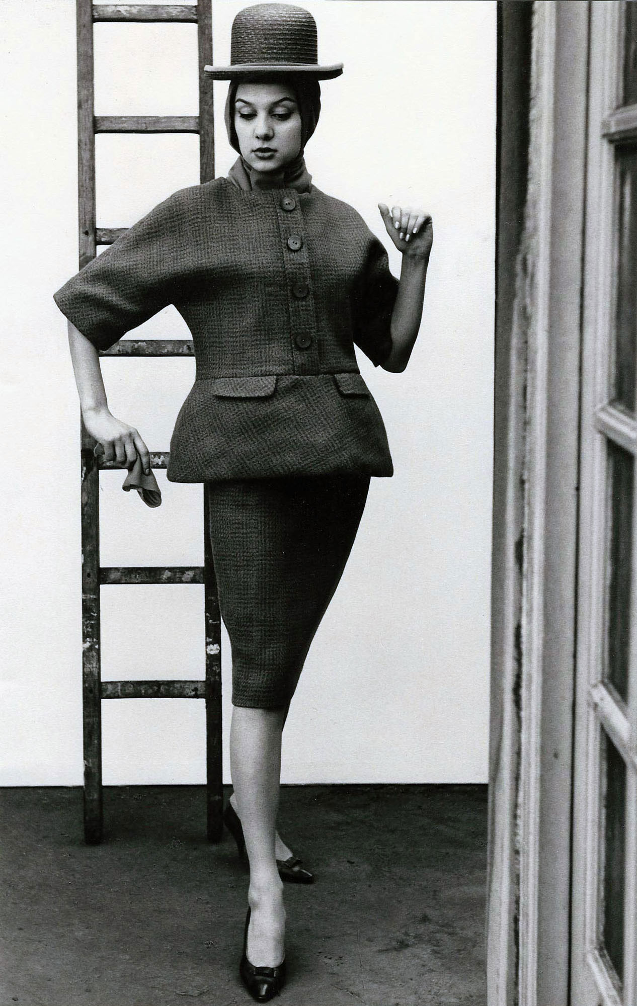 Untitled 6, From Series High Fashion, Student Designs, St Martins School Of Art London, 1956 Untitled 6, From Series High Fashion, Student Designs, St Martins School Of Art London, 1956